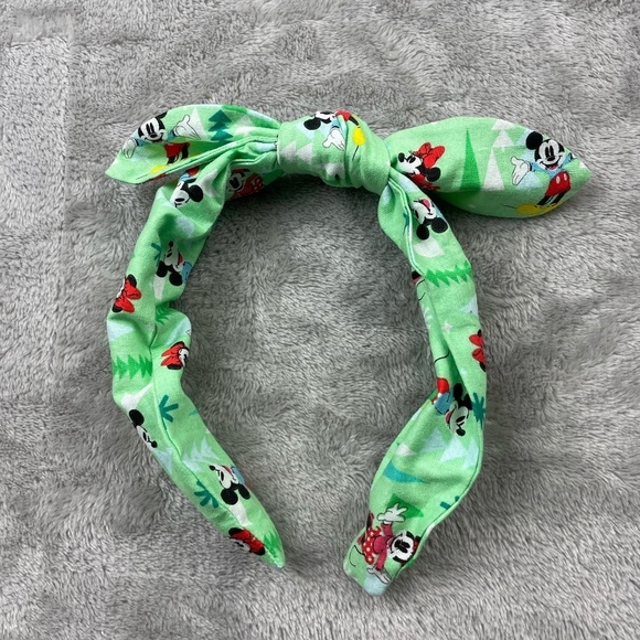 Accessories - Disney Mickey and Minnie Mouse Top Knot Headband Adult Size